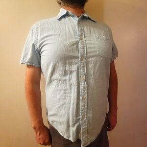 Men's Sonoma Modern Fit Button Down Men's Casual Shirt Size L Large Fits Like XL